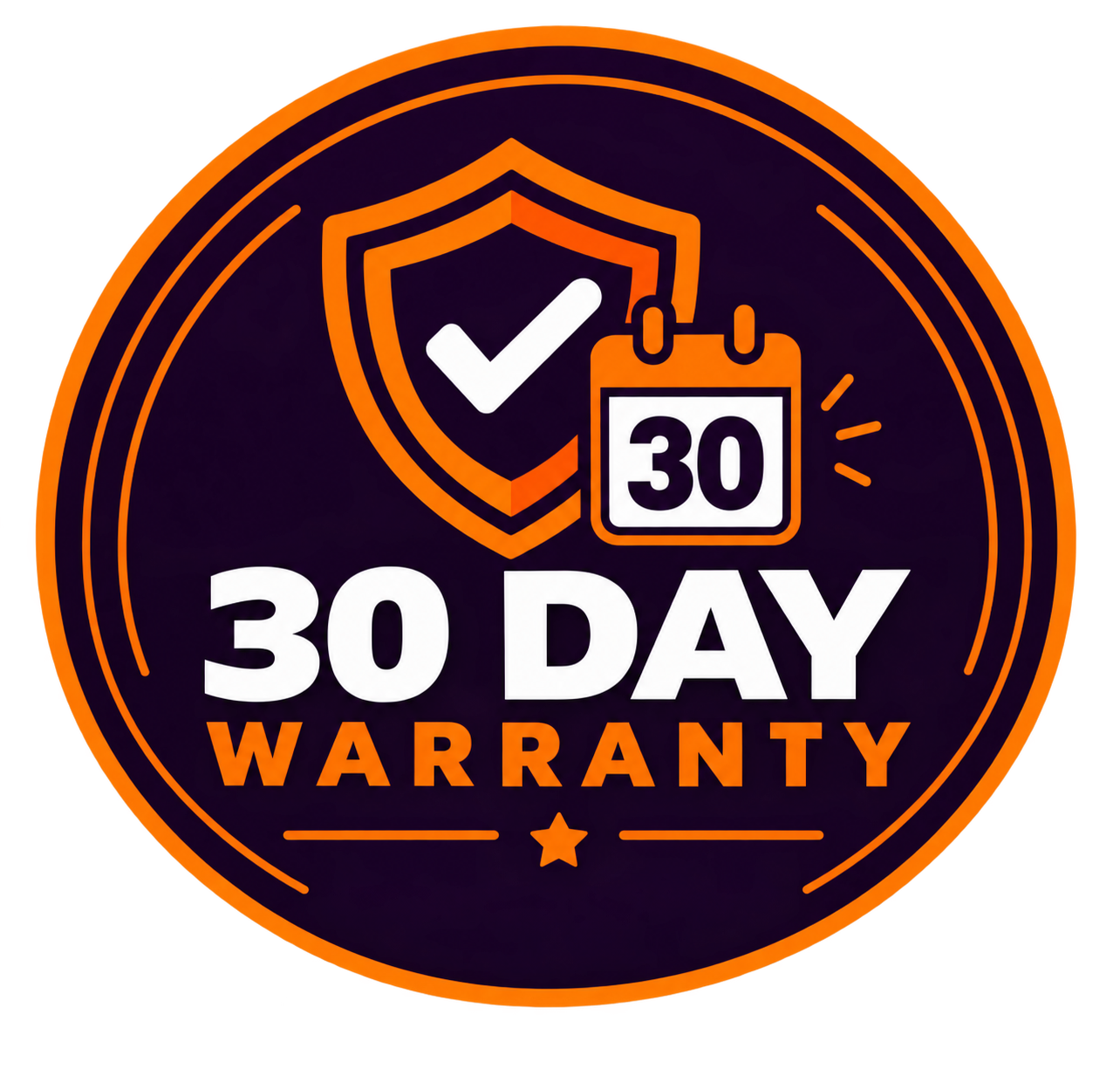 30 Day Warranty
